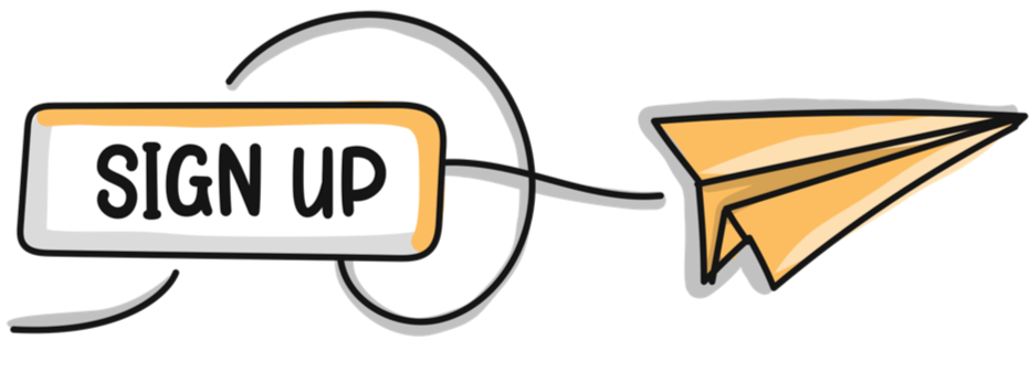 Three doodle people in a playful ball pit throwing their laptop, phones, emails, and other work items into the air